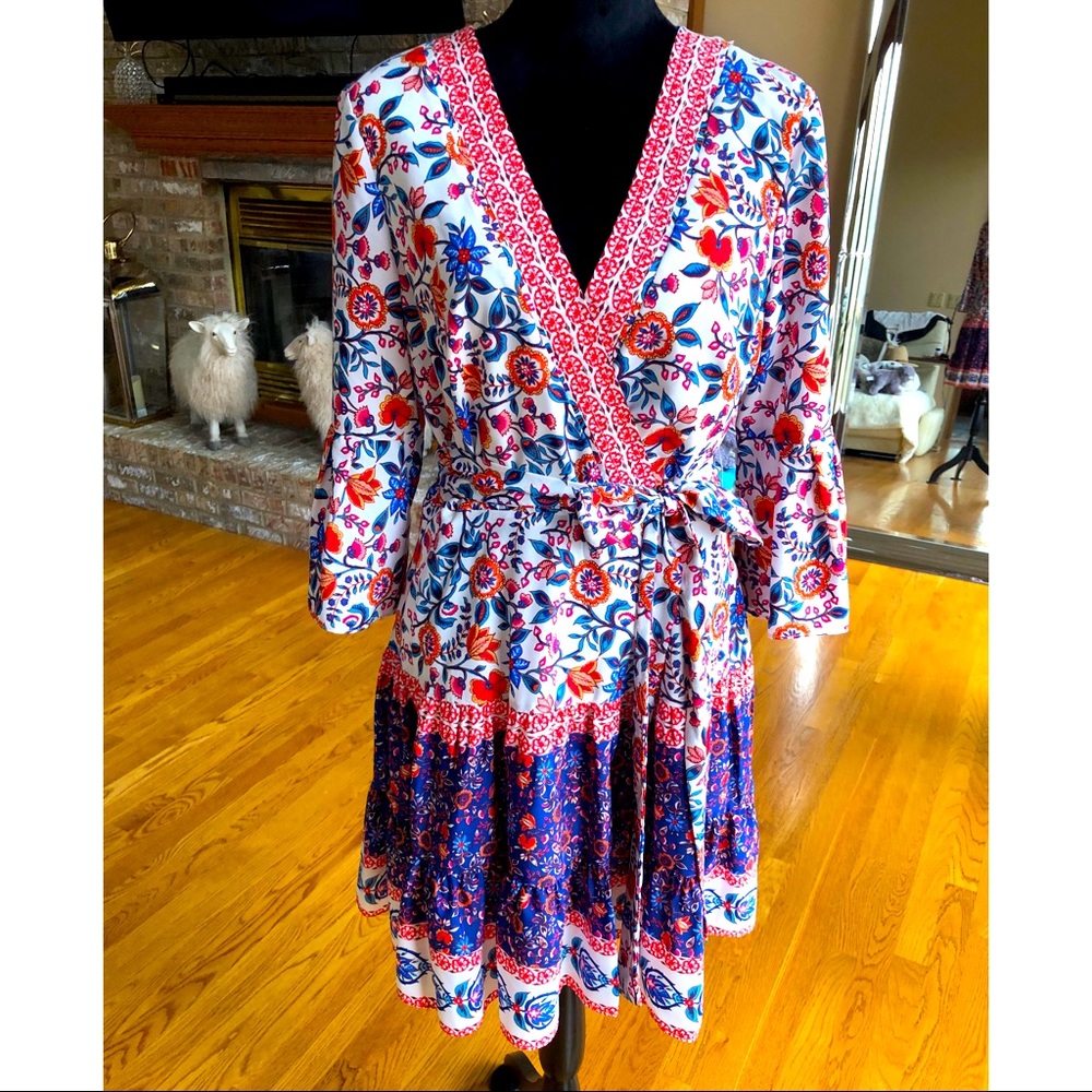 Eliza J. Cocktails Dress Florals